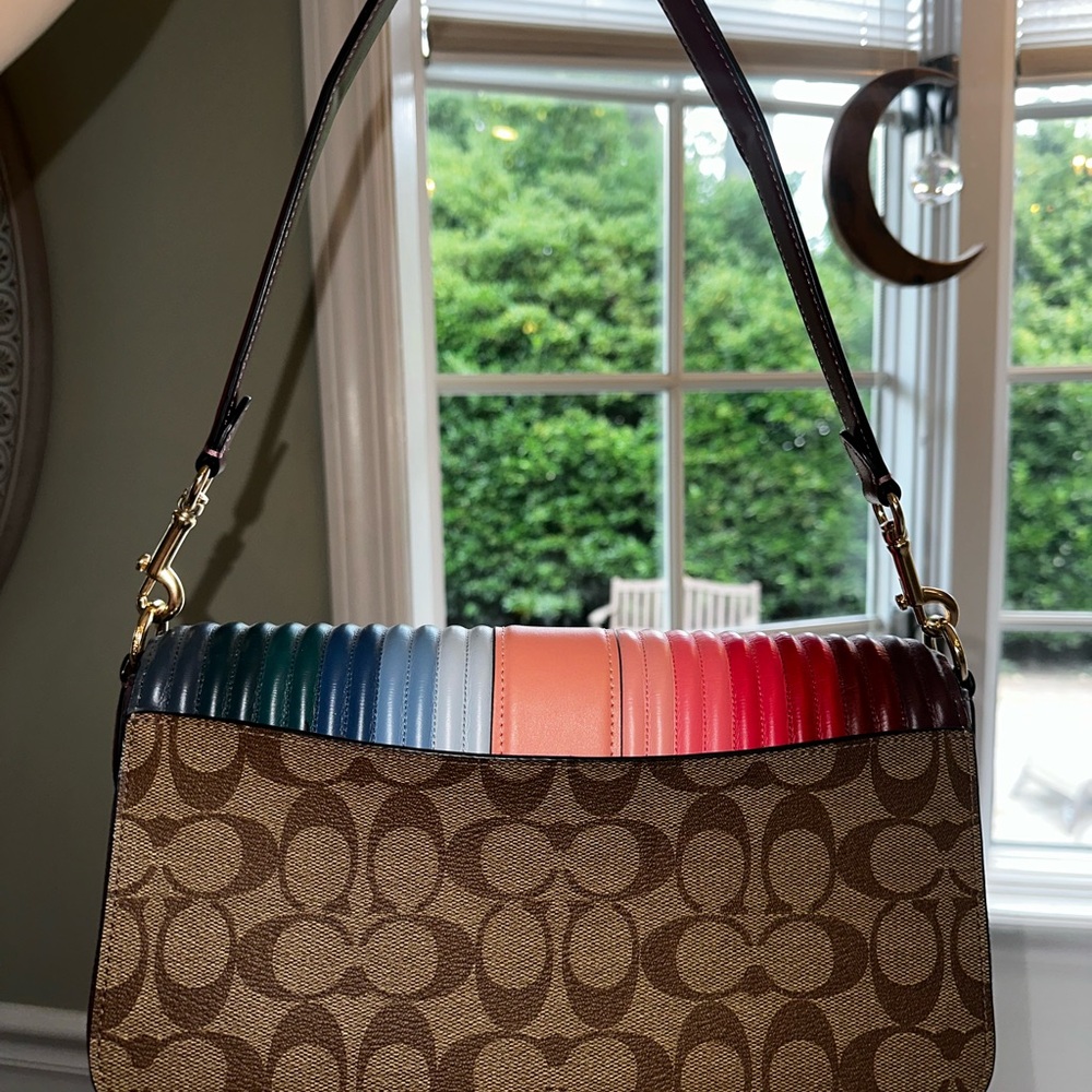 COACH Multicolor Shoulder Bag ❤️🩷🩵 - Picture 13 of 13
